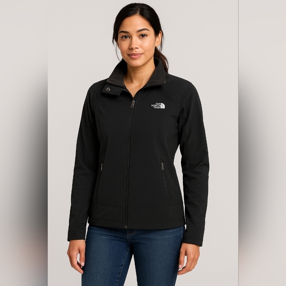 The North Face Women’s Black Softshell Jacket – Size L - Picture 1 of 6